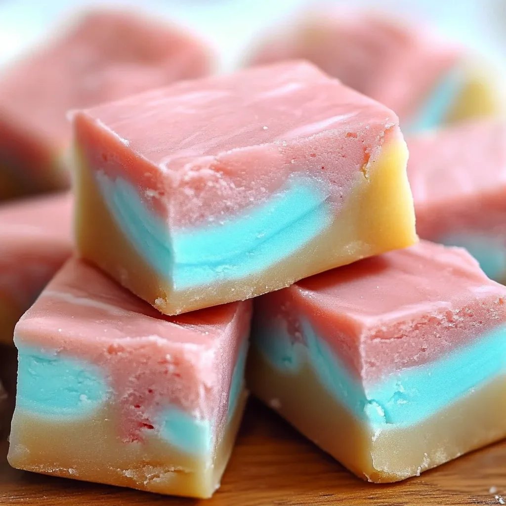 Cotton Candy Fudge