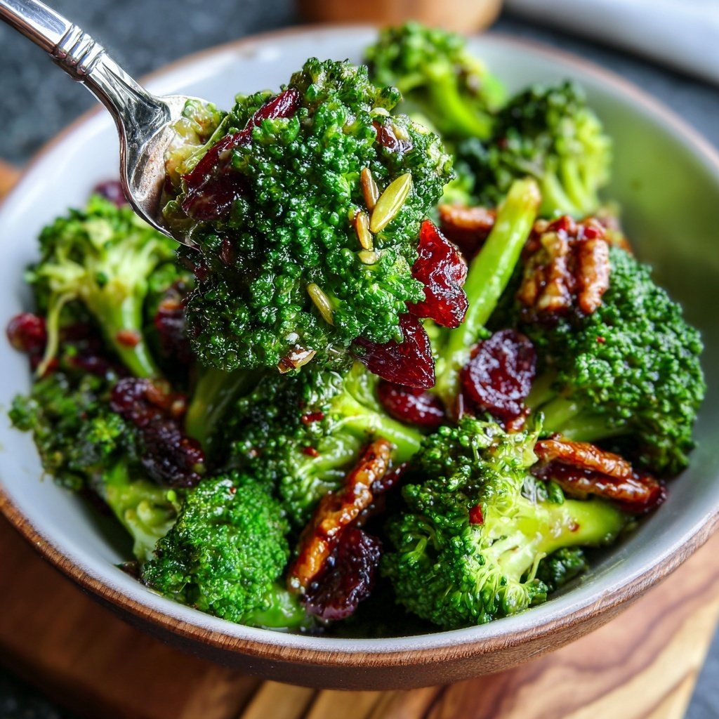 Sweet and Spicy Broccoli Salad