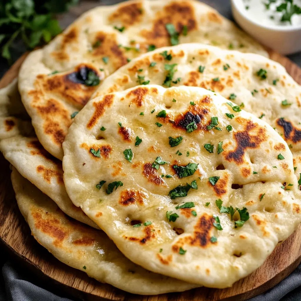 Quick and Easy Homemade Naan Flatbread