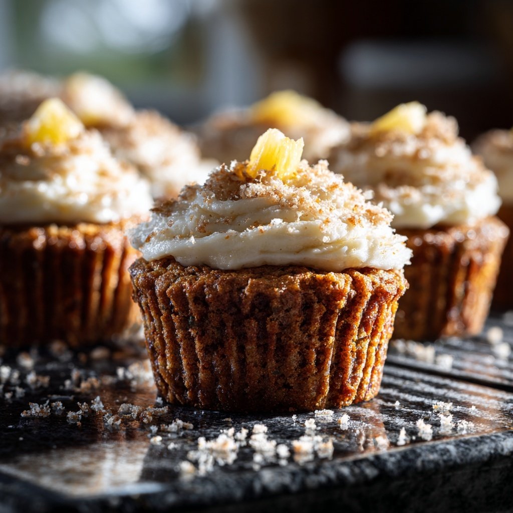 Carrot Pineapple Cupcake Moistness