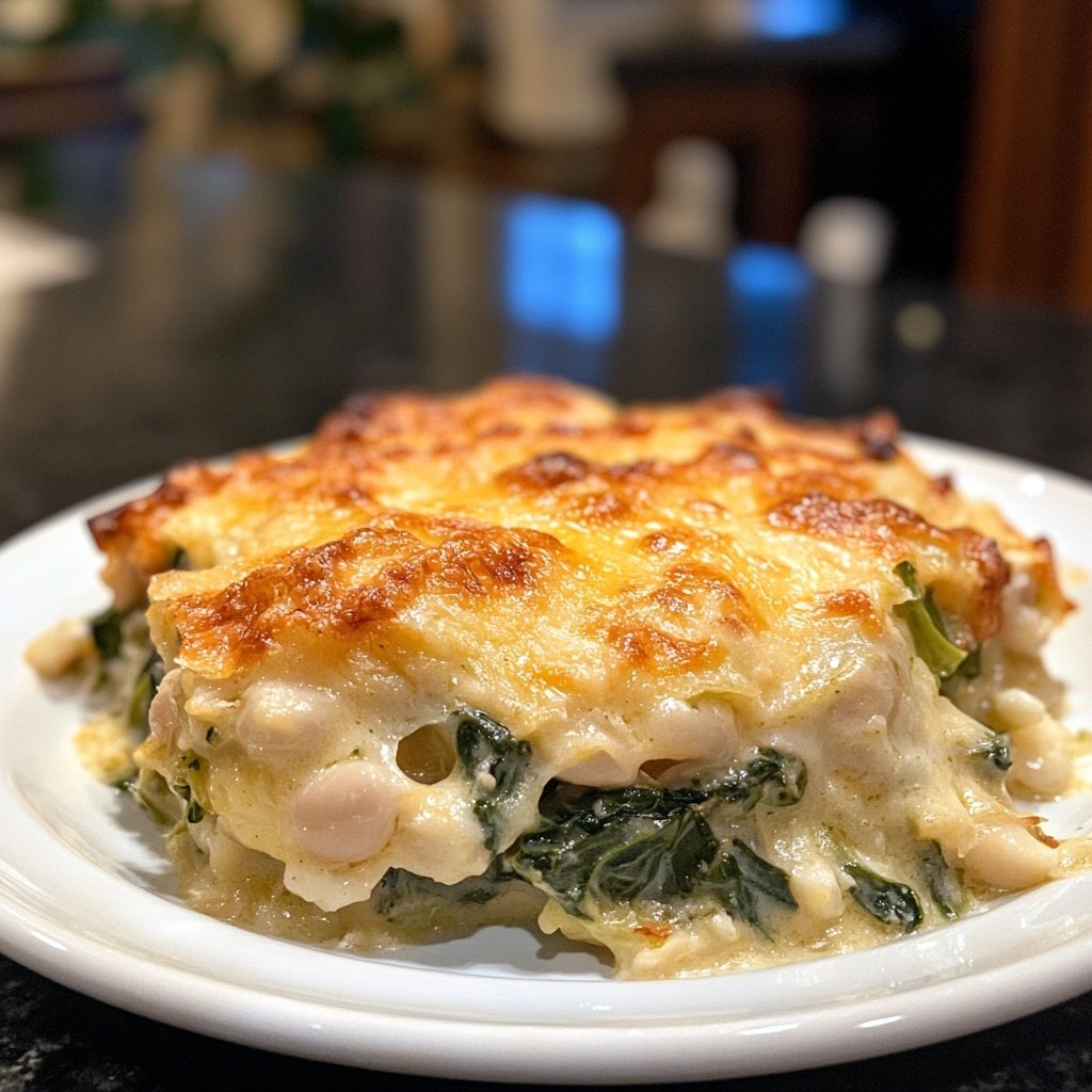 Swiss Chard, Fennel & White Bean Gratin
