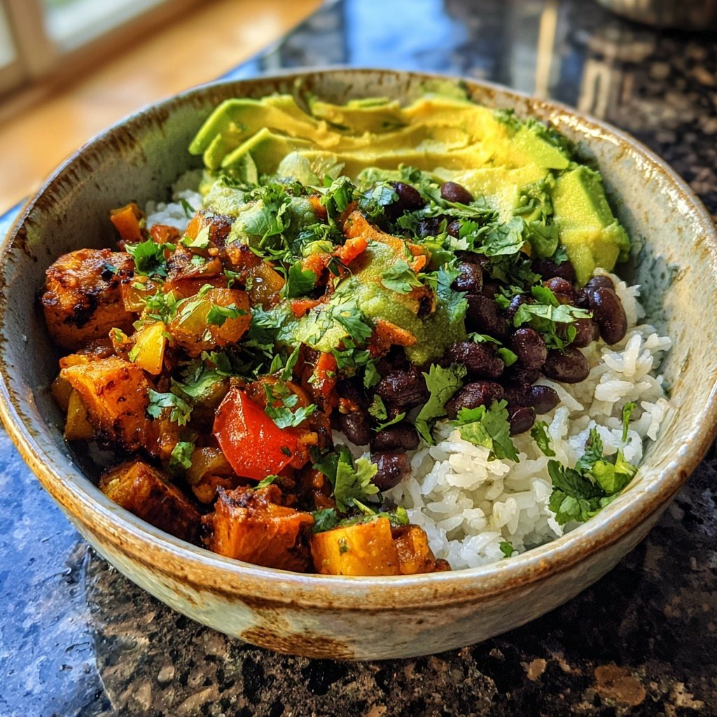Savory Vegetable Burrito Bowl