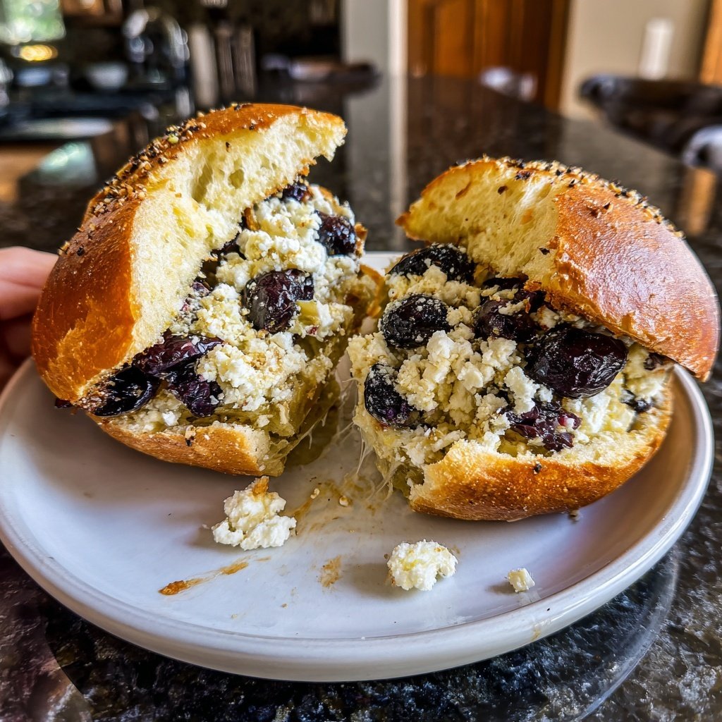 Feta and Olive Slider Delight