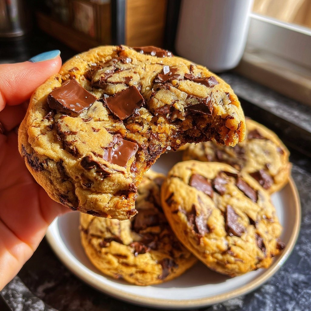 Sea Salt Brown Butter Chocolate Chip Cookies