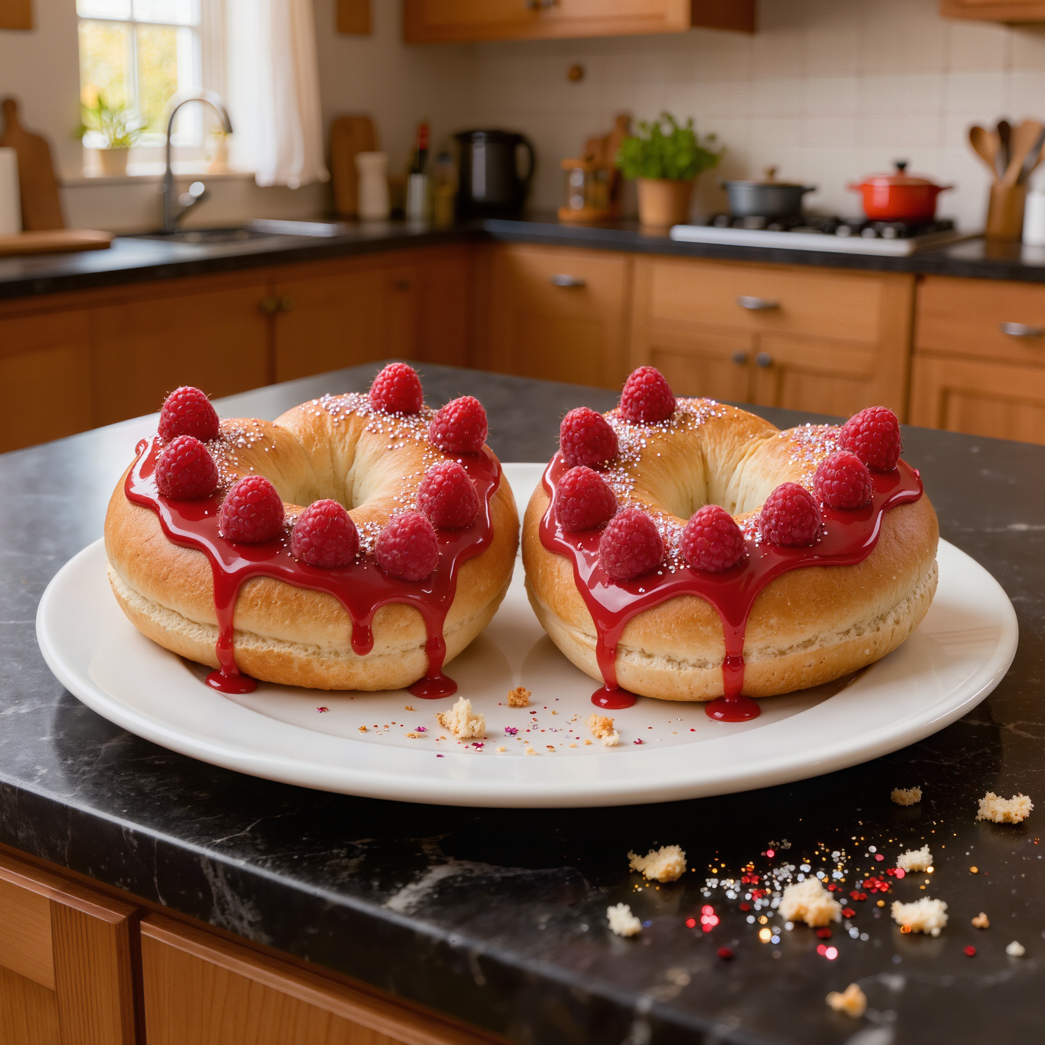 Fancy Valentine’s Day Bagels