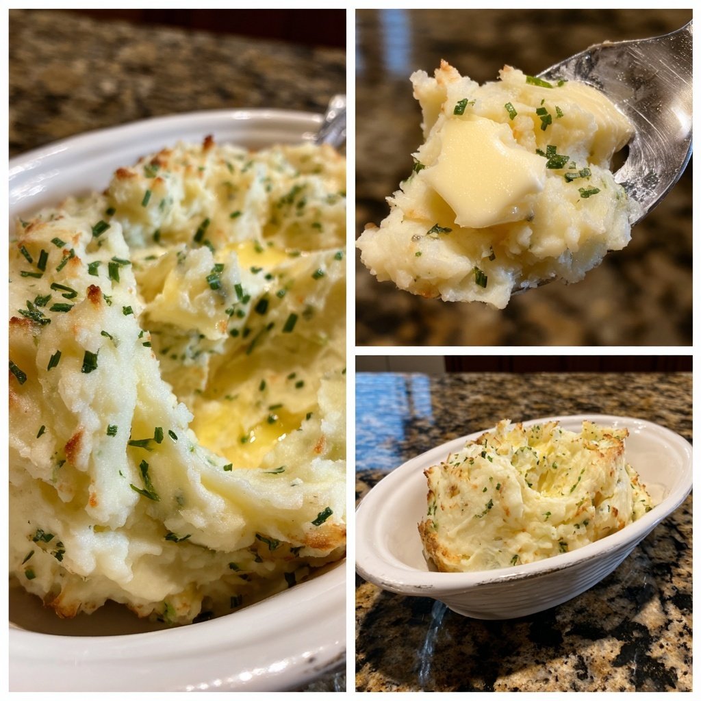 Savory Airfryer Mashed Potatoes