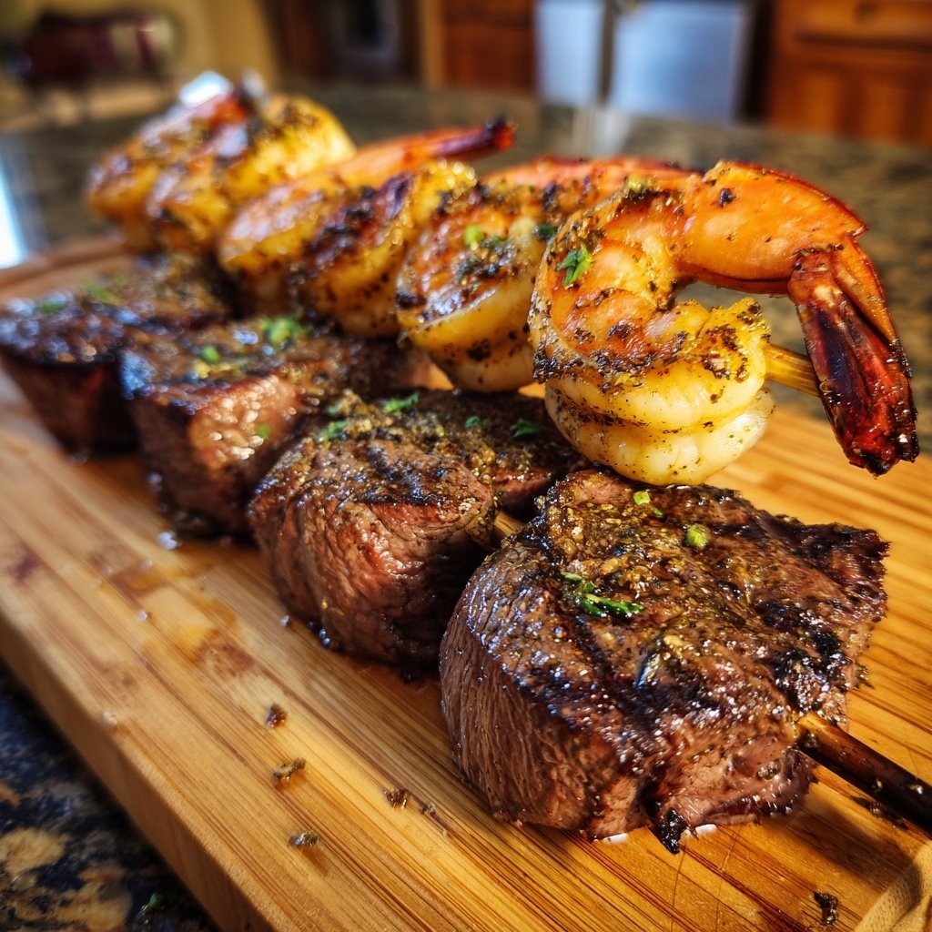 Surf and Turf Skewers