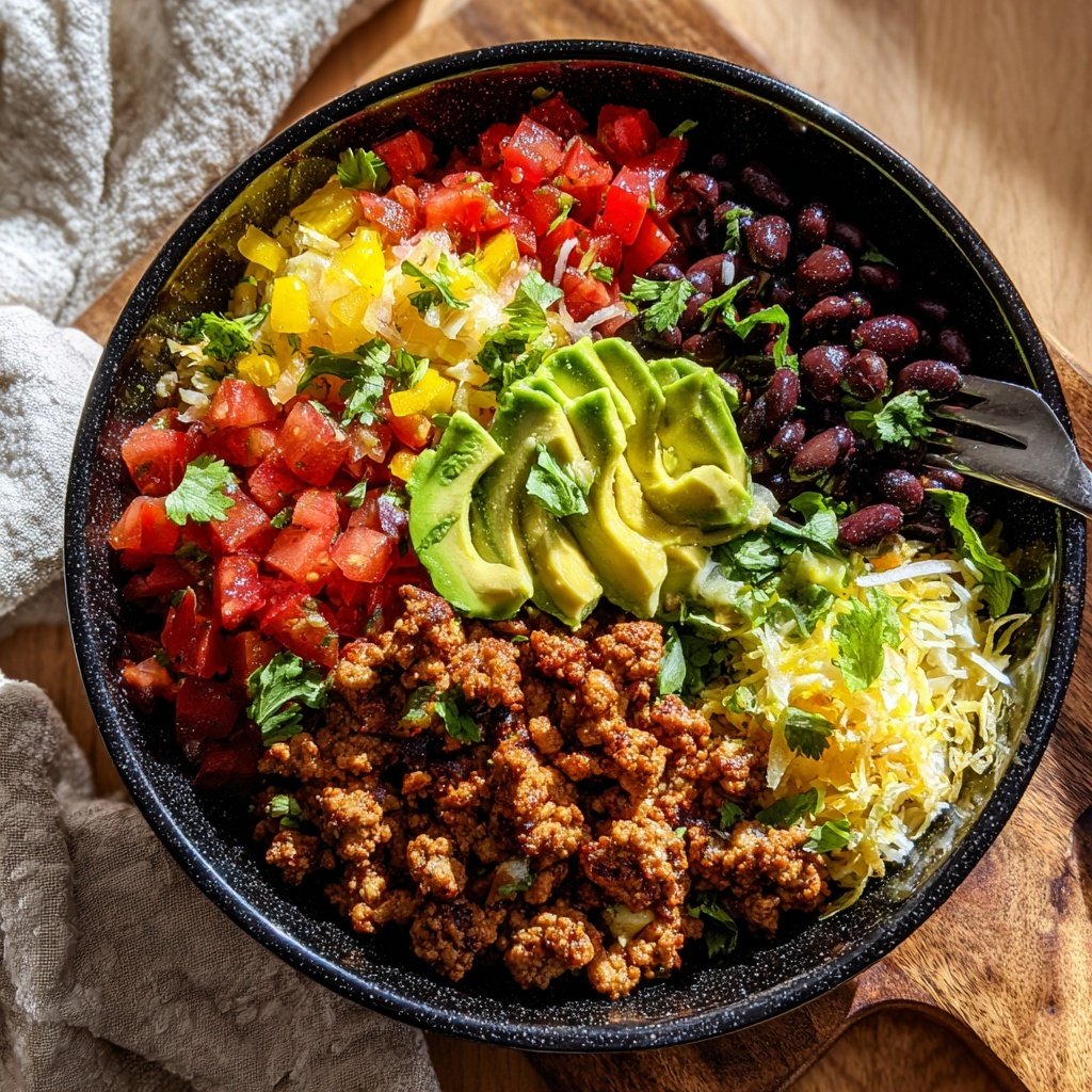 Low Calorie Taco Bowls