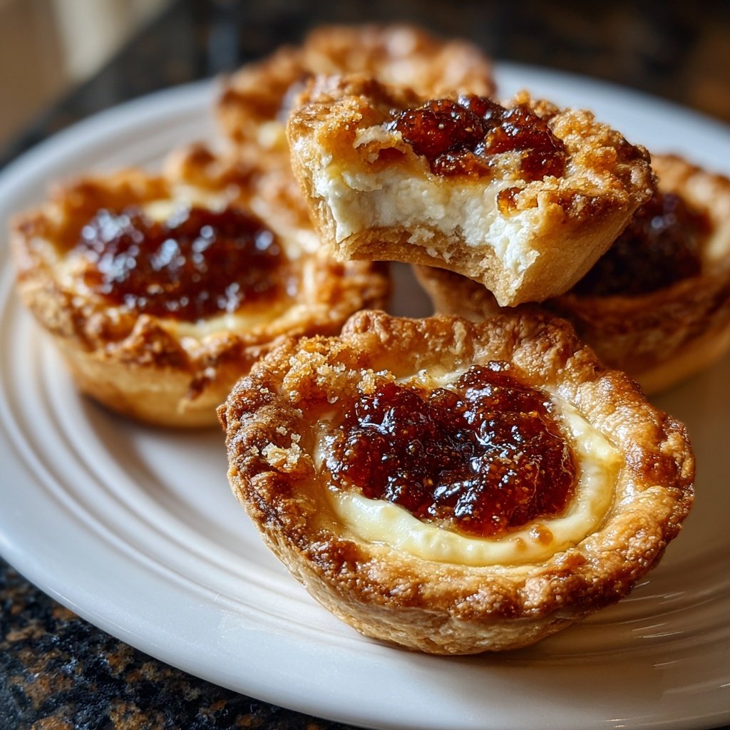 Brie and Fig Jam Tartlets