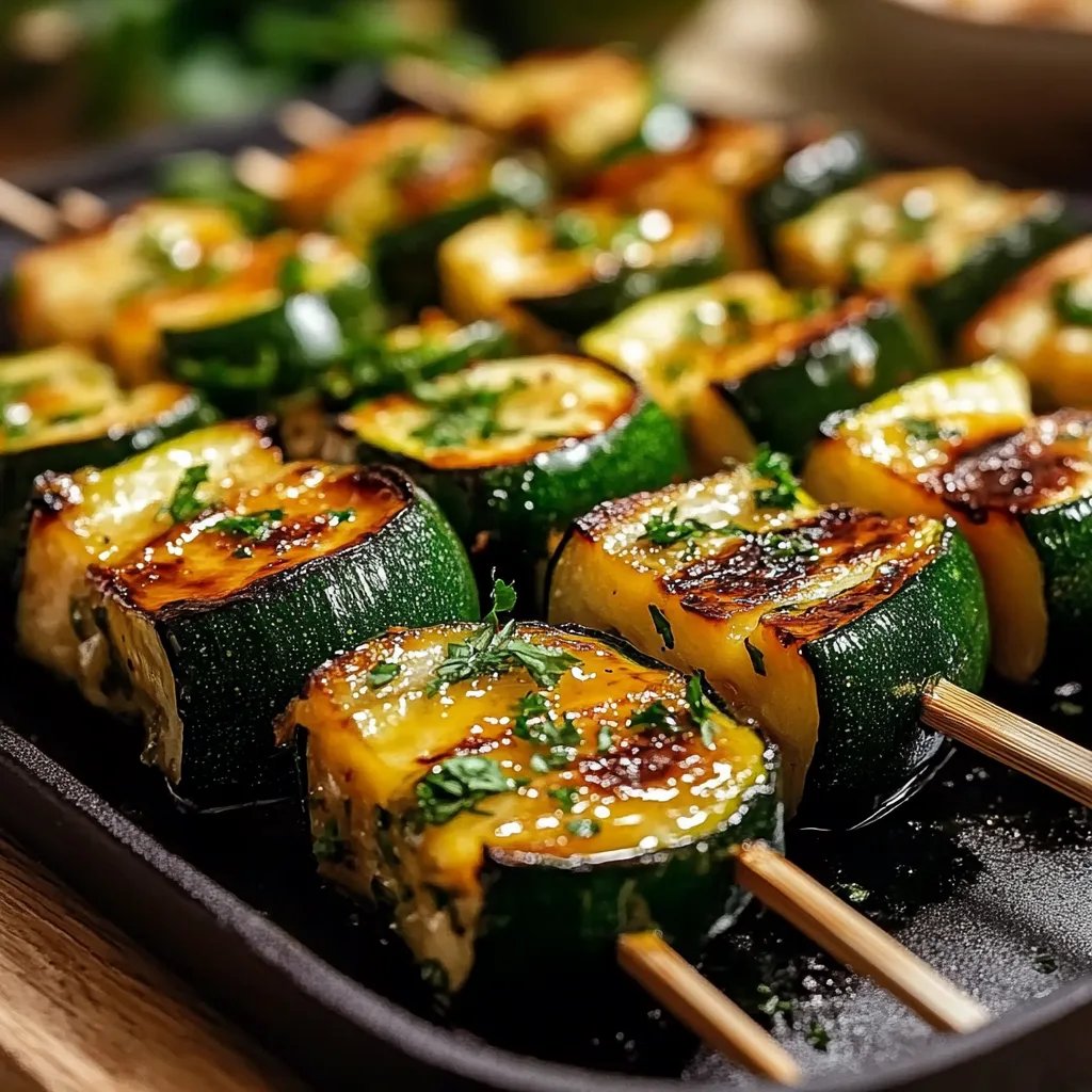 Garlic Butter Zucchini Skewers: An Amazing Ultimate Recipe