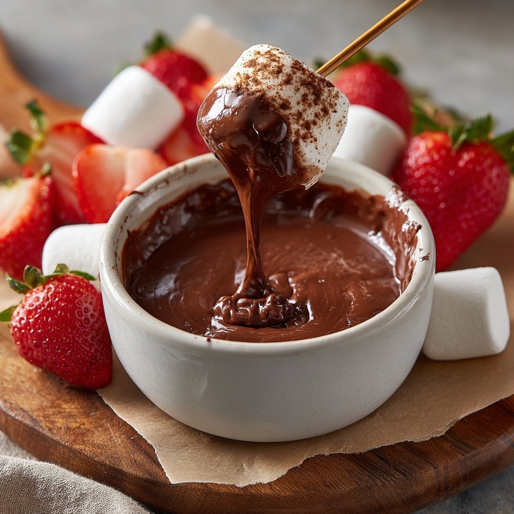 Velvet Milk Chocolate Fondue