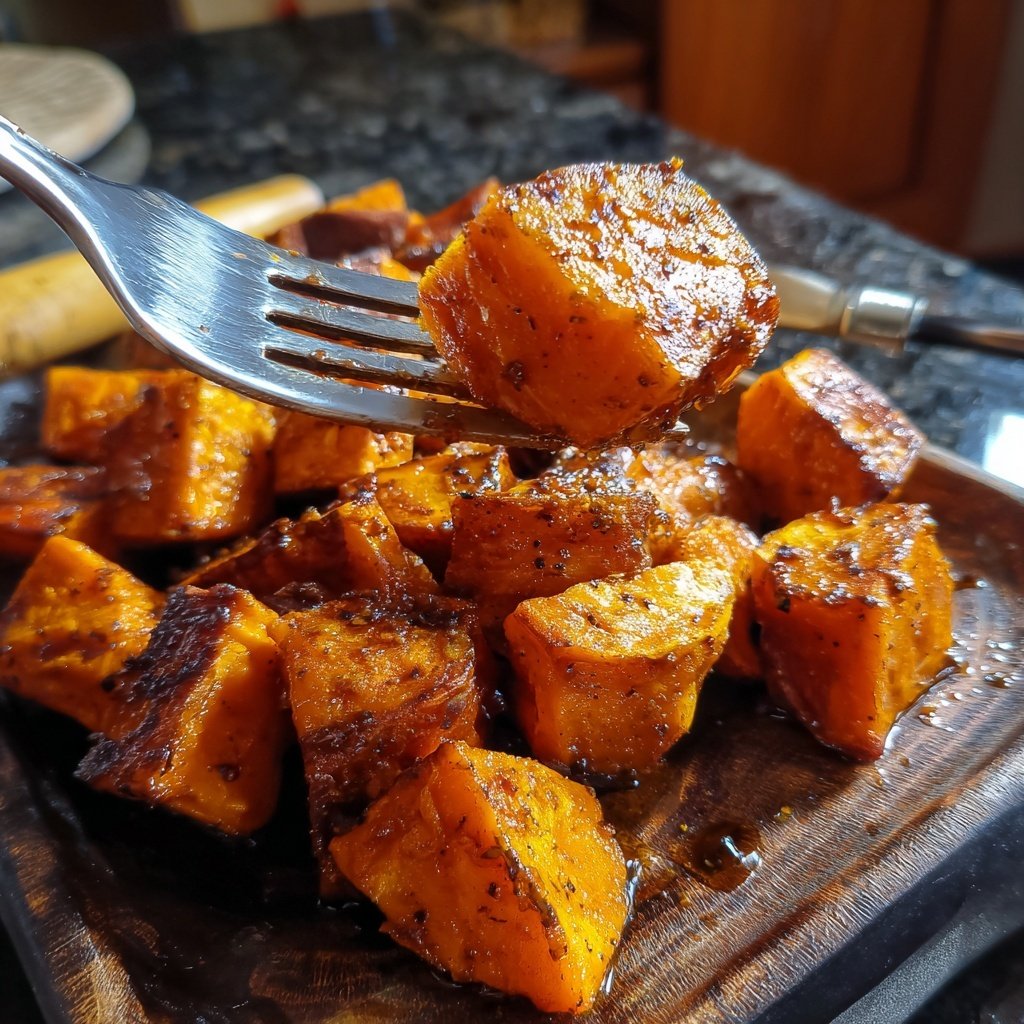 Maple Roasted Sweet Potatoes