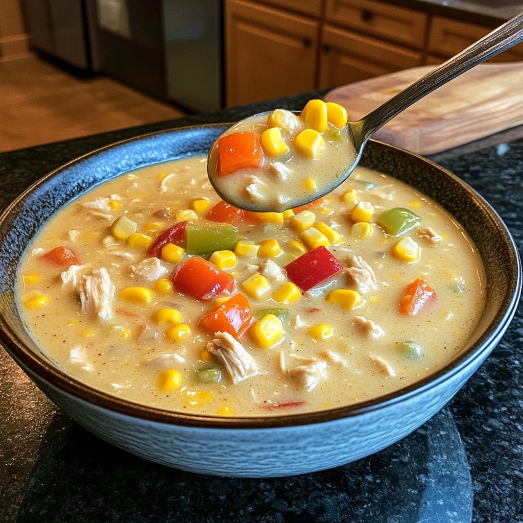 Crockpot Chicken Corn Chowder