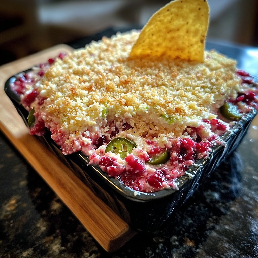 Quick Cranberry Jalapeno Dip