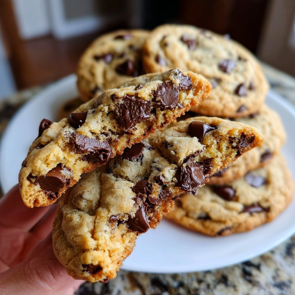 One-Bowl No-Chill Chocolate Chip Cookies