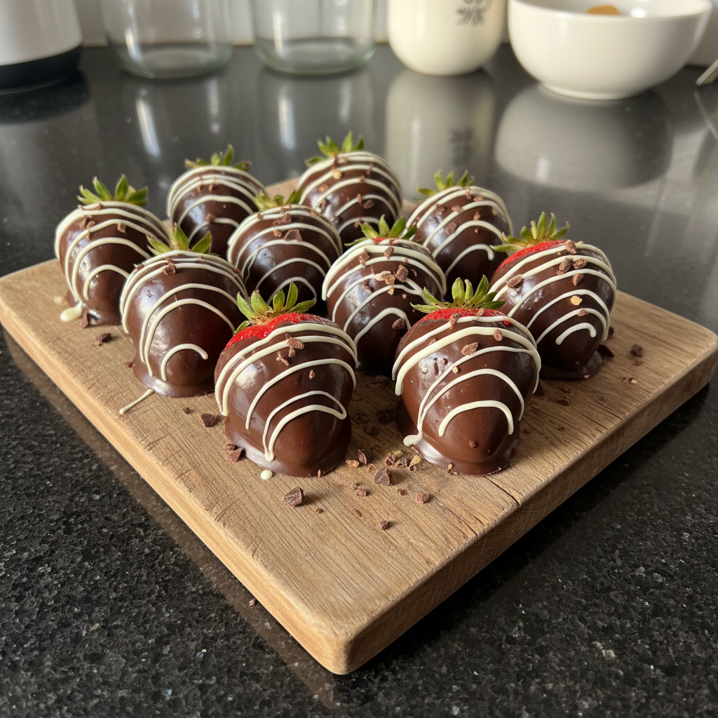 Decadent Chocolate Dipped Strawberries