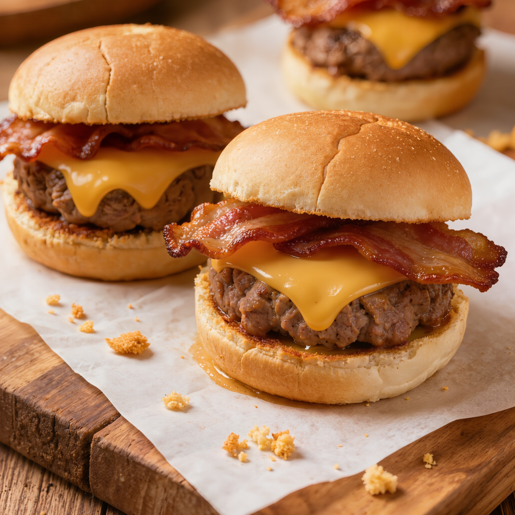 Mini Bacon Cheeseburger Sliders