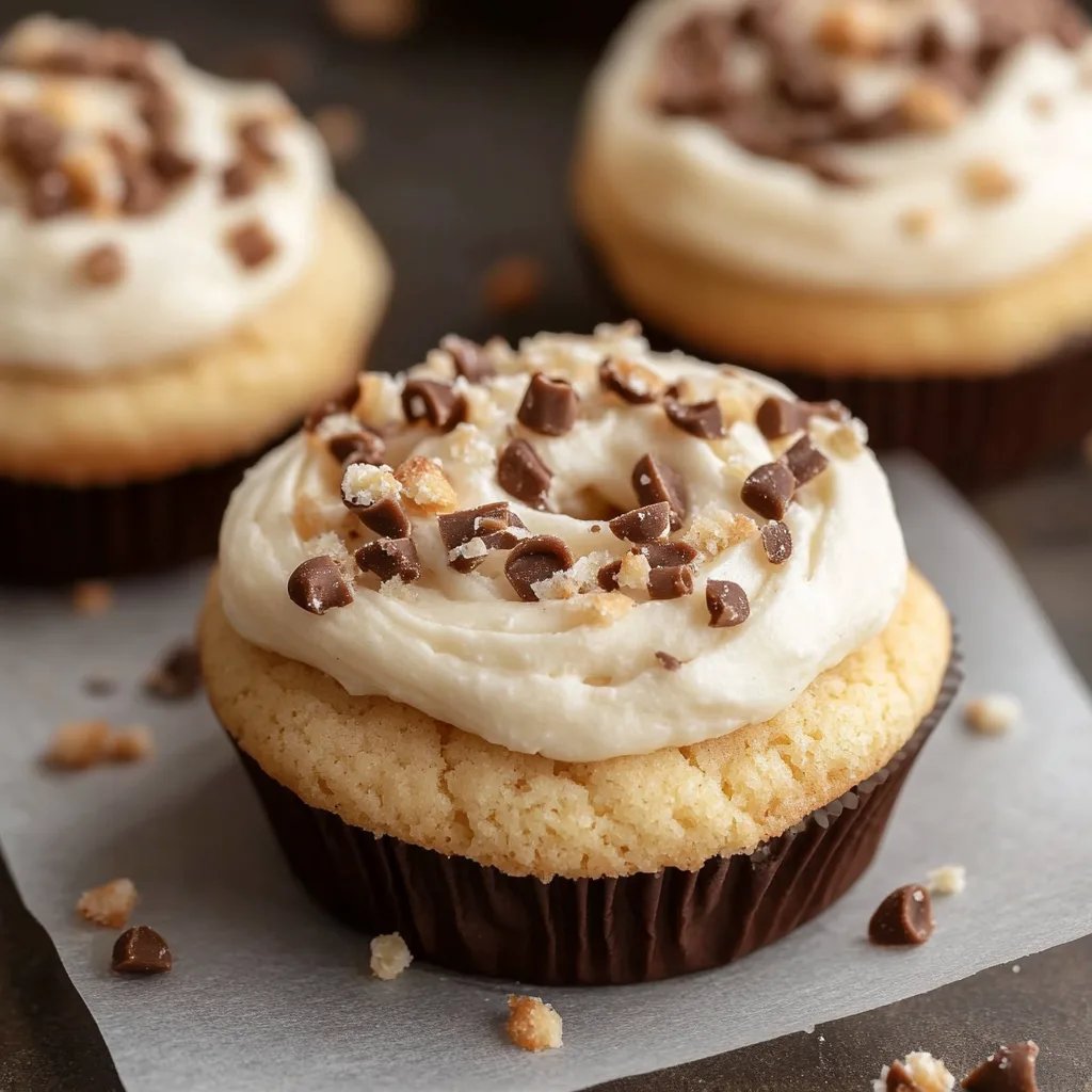 Crumbl Nilla Bean Cupcake Cookies