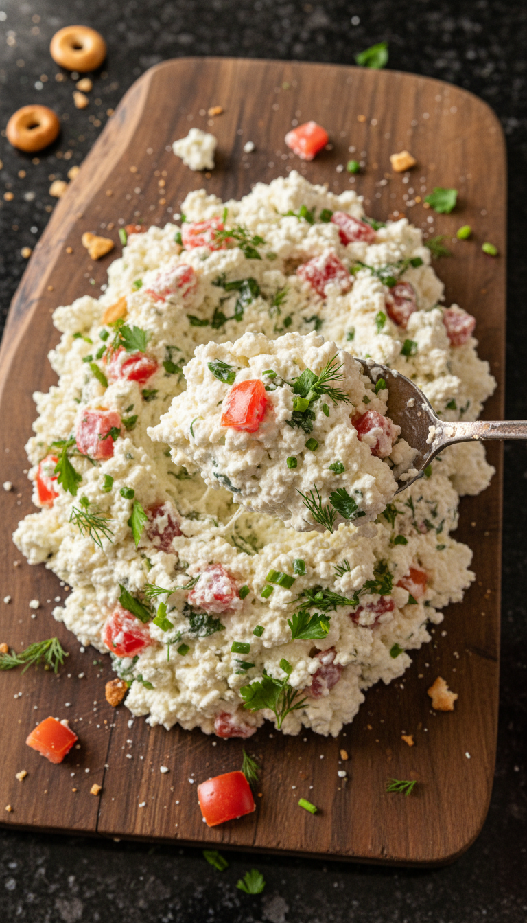 Cottage Cheese Bagel Dip