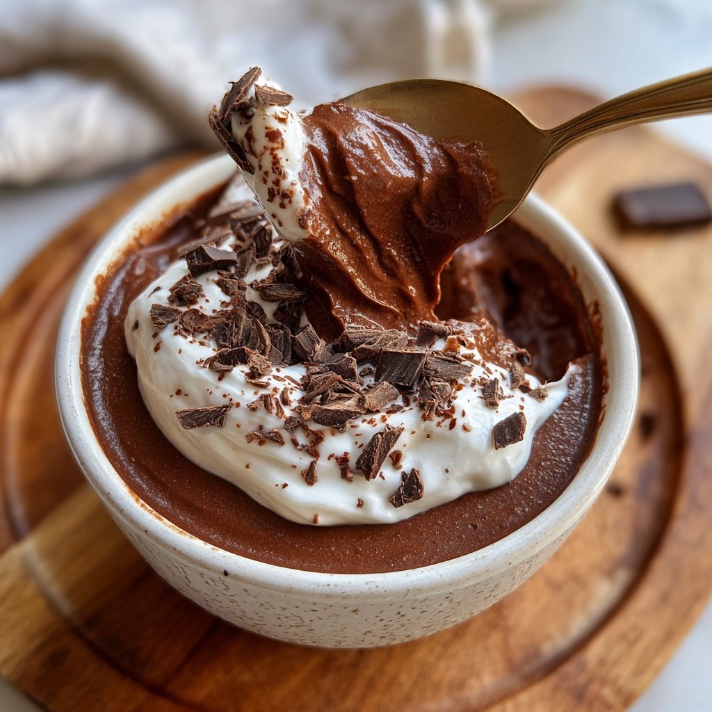 Whipped Cream Chocolate Fondue