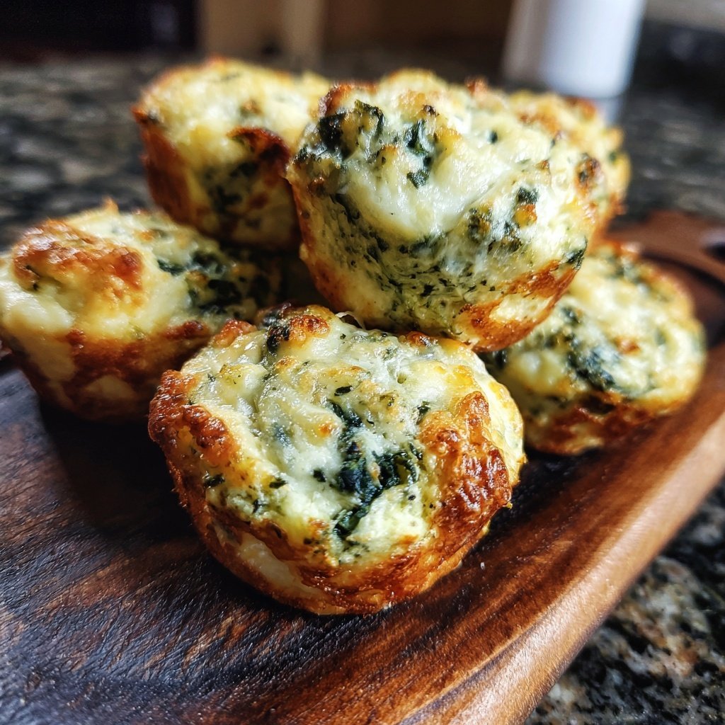 Spinach and Artichoke Dip Bites