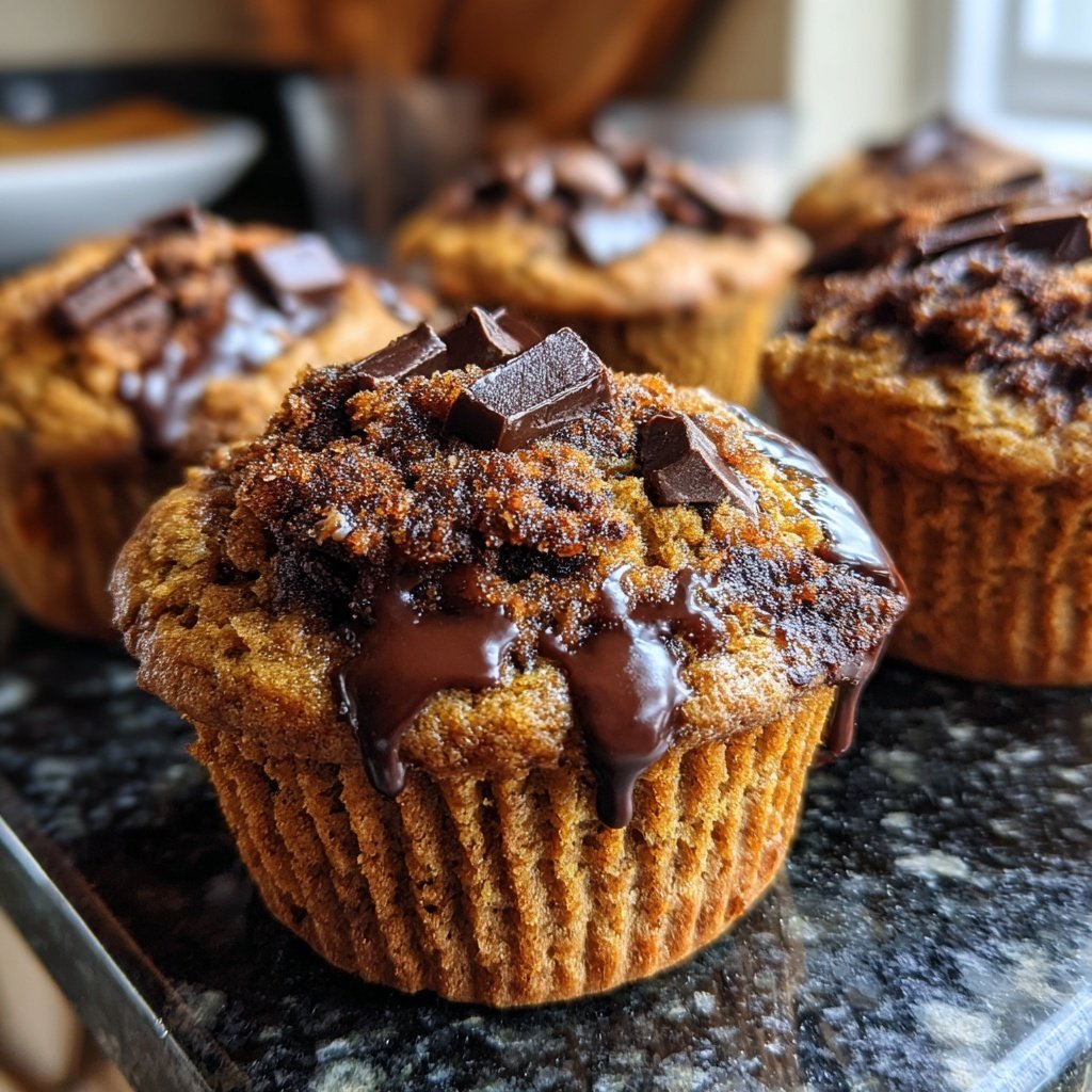 Spicy Chocolate Pumpkin Cupcakes