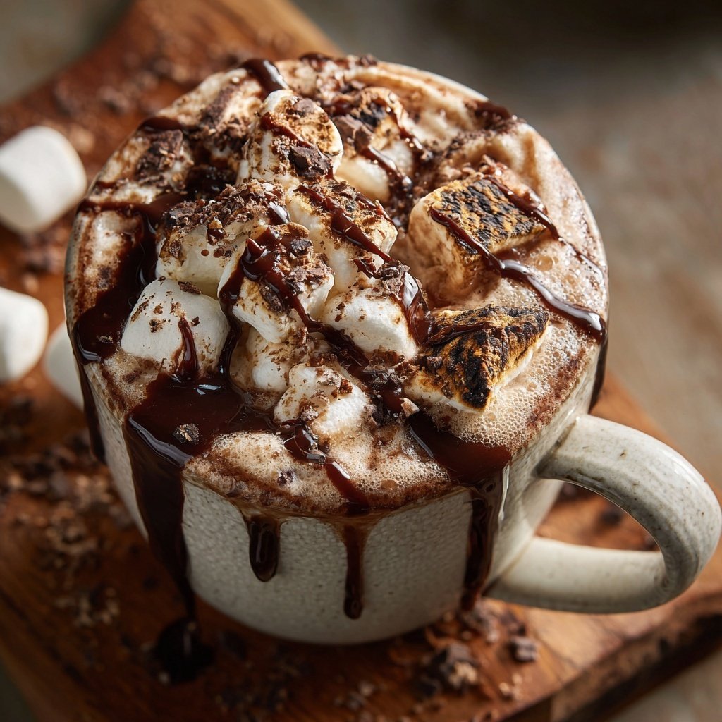 Simple Hot Cocoa Marshmallow Topping