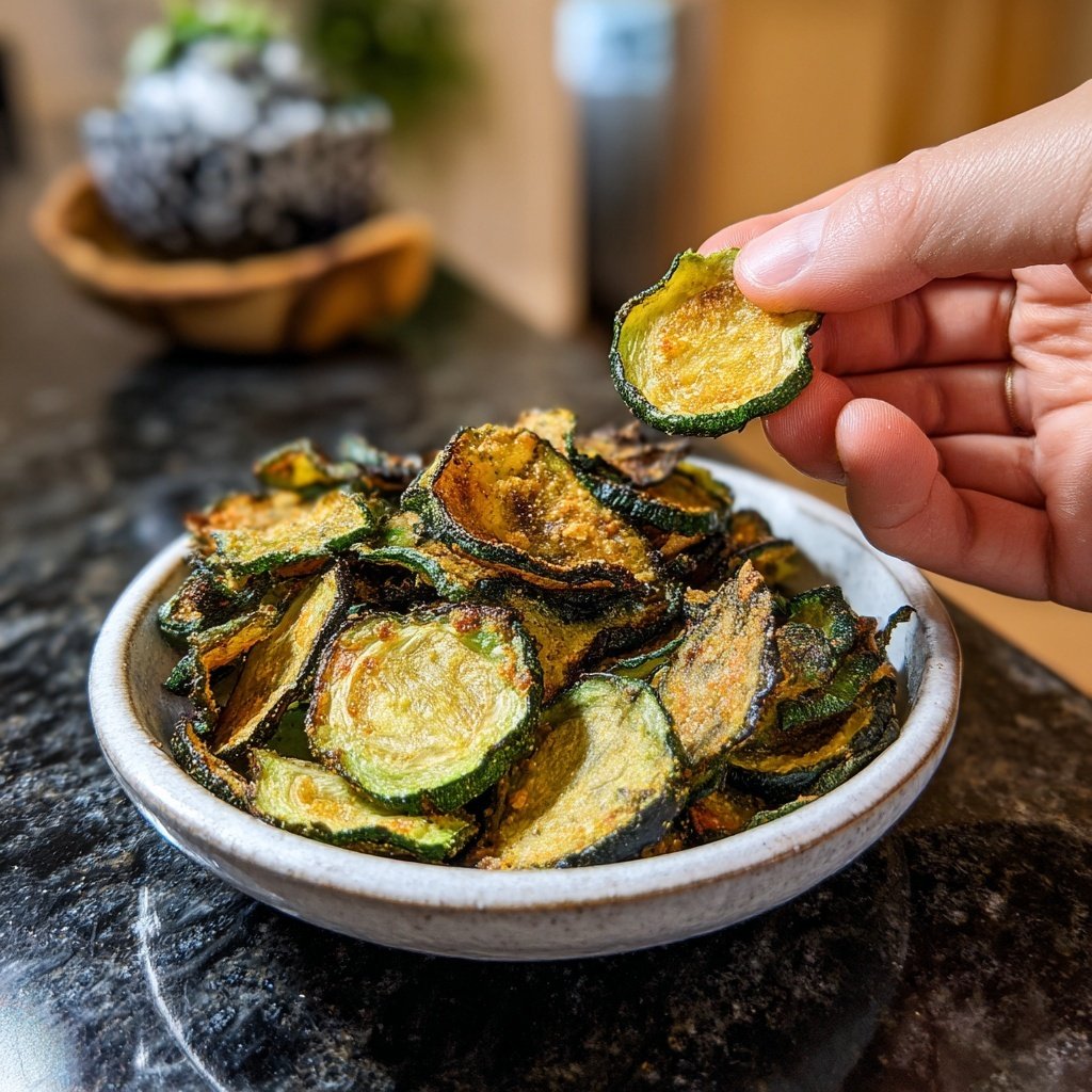 Air Fryer Zucchini Chips