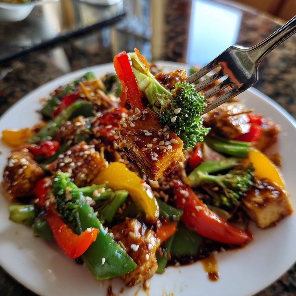 Tofu Veggie Stir Fry