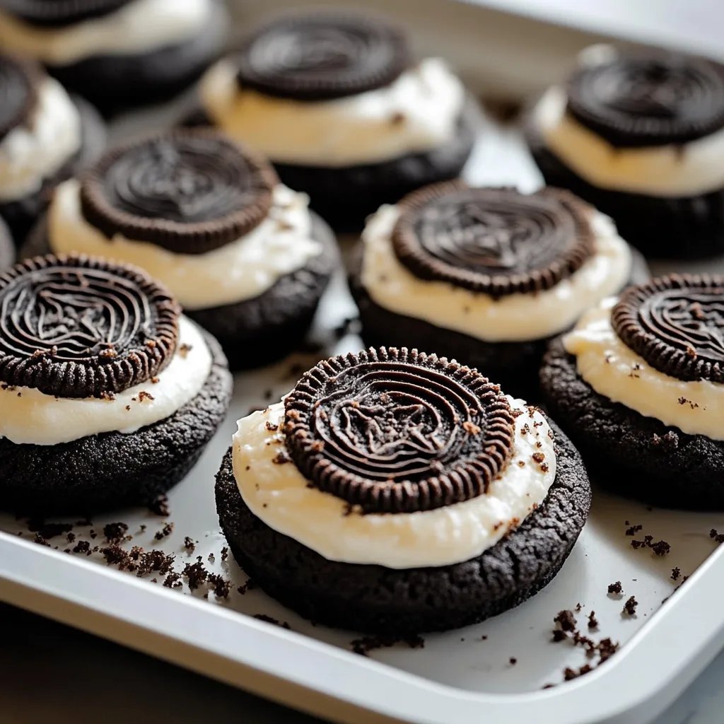 Copycat Crumbl Chocolate Oreo Cookies