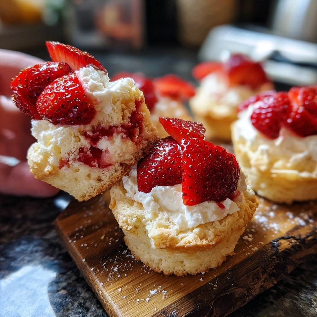 Mini Strawberry Shortcake Cups