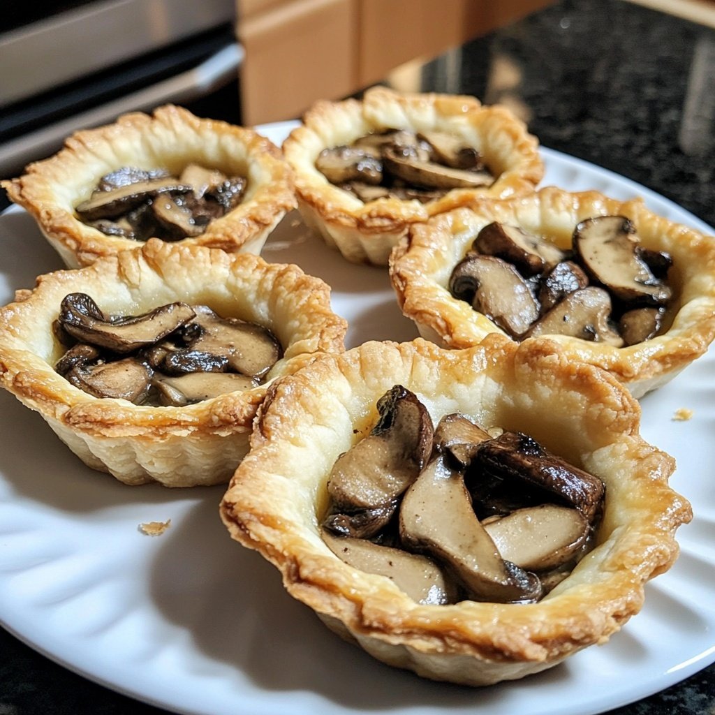 Truffle Mushroom Tartlets