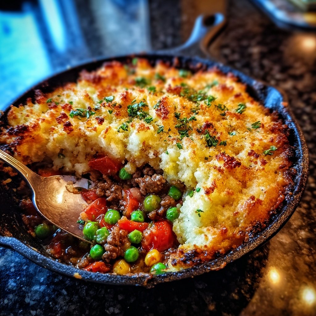 Mediterranean Shepherd's Pie Skillet
