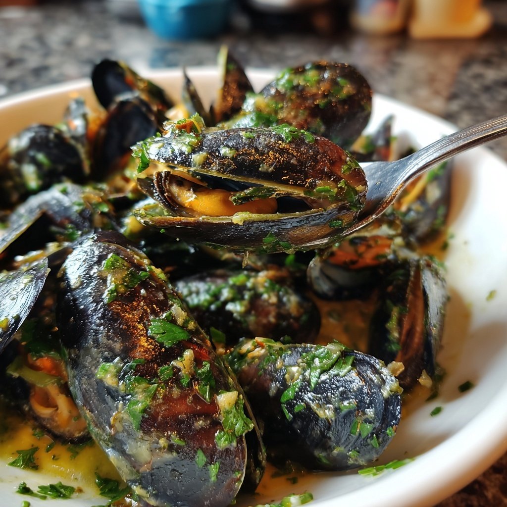 Mussels in White Wine Sauce
