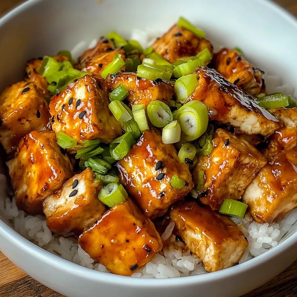 Honey Garlic Tofu