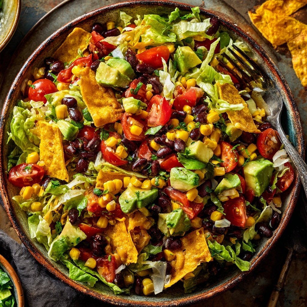 Veggie-Packed Taco Salad Bowl